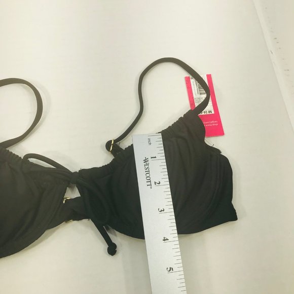 Xhilaration Women's Size Medium 4-6 Removable Pads Underwire Bikini Swim Top New - Picture 11 of 11